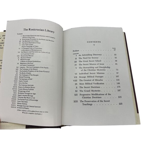 The Secret Doctrines of Jesus H Spencer Lewis 1981 19th Edition Rosicrucian Book - Picture 7 of 10